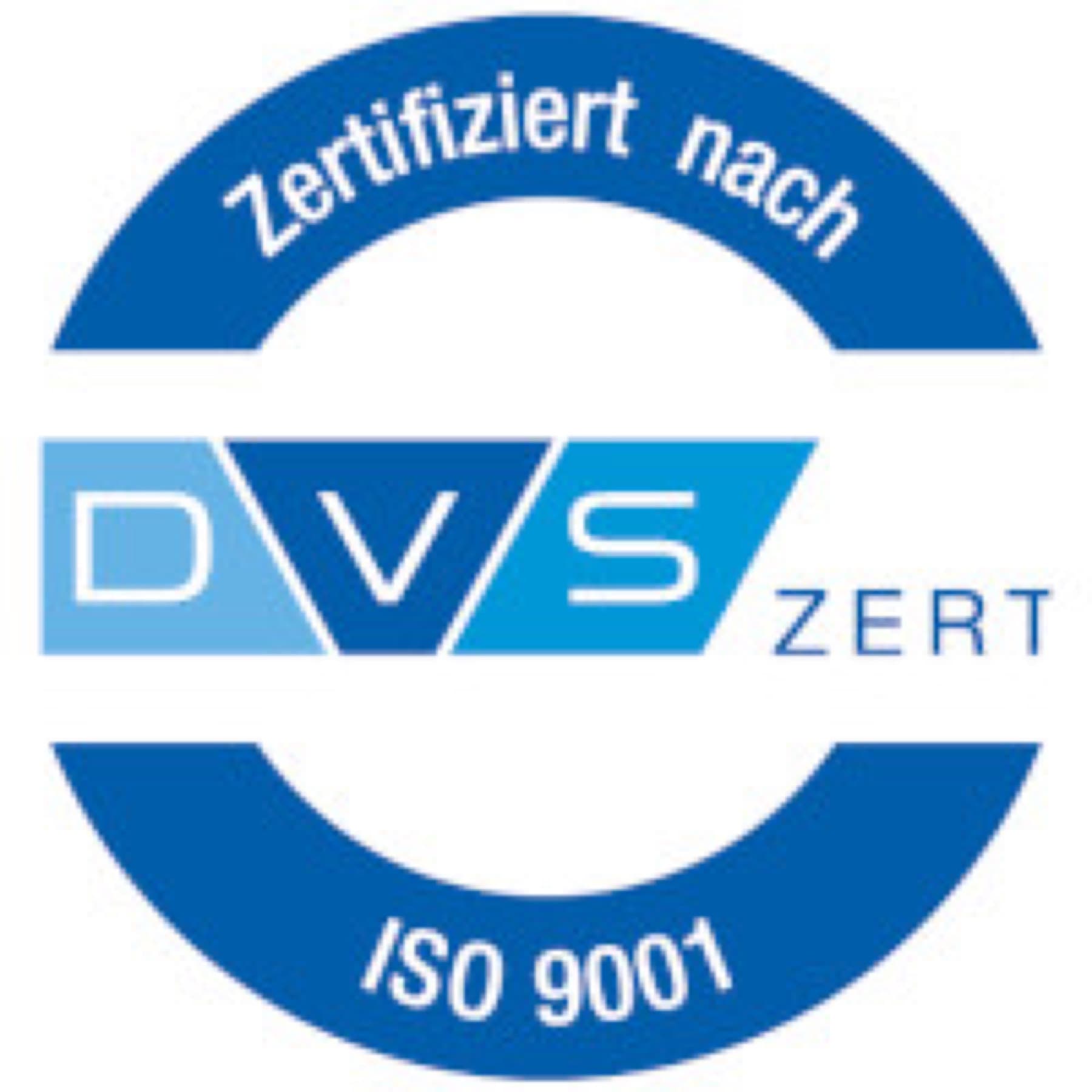 DVS ISO 9001 certification logo