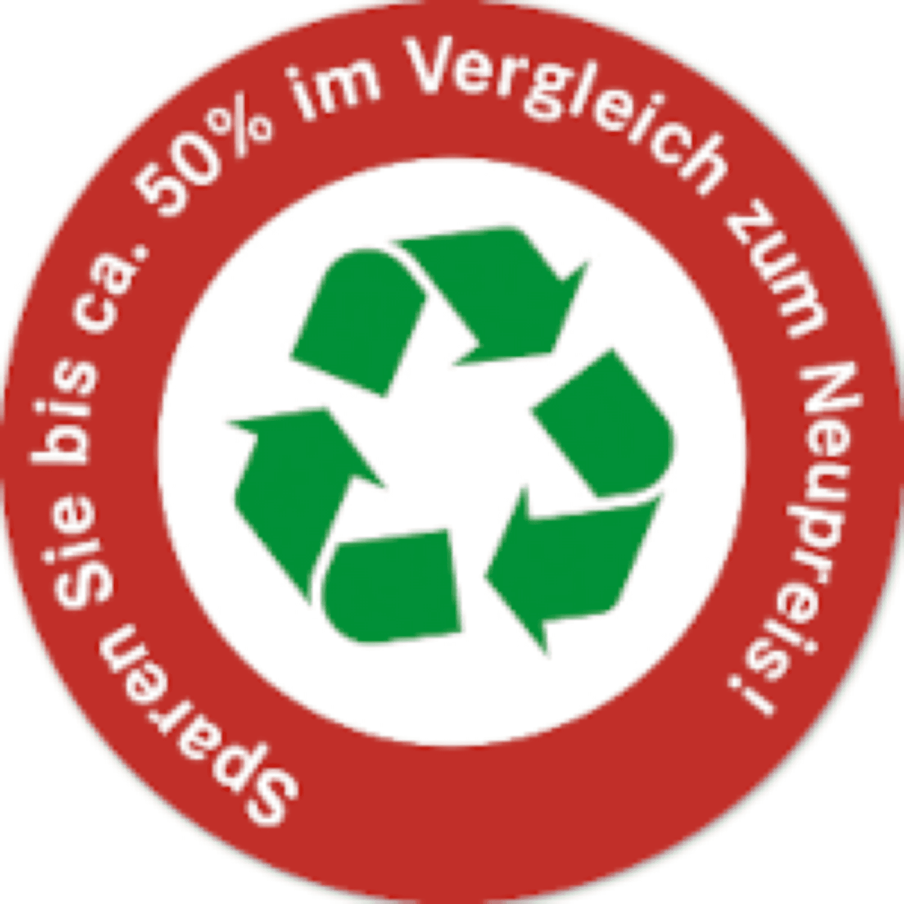 Reimann savings badge: 50 percent of new price